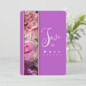 Vivid Orchid Save the Date  招待状 (スタンド正面)