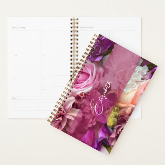 Vivid Orchid Secret Gardens プランナー手帳 (ディスプレー)