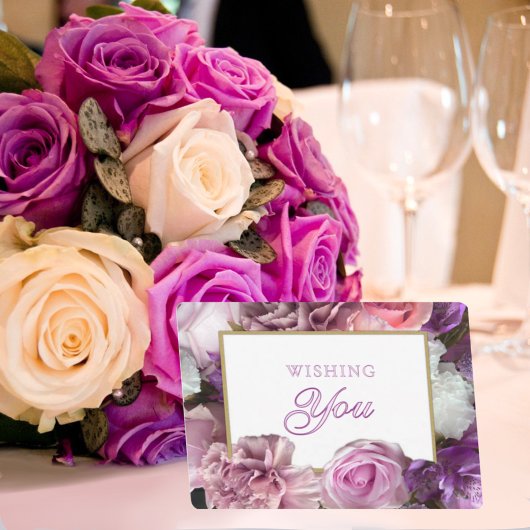 Vivid Orchid Secret Gardens Birthday Card 招待状