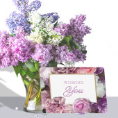 Vivid Orchid Secret Gardens Birthday Card 招待状