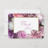 Vivid Orchid Secret Gardens Thank You Card サンキューカード (正面)
