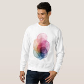 Vivid Overlap V01 スウェットシャツ (正面フル)