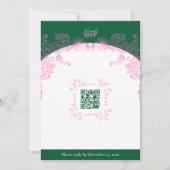 Vivid Pink Y2K Anime Gothic Cat RSVP (正面)