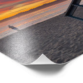 Vivid Sunset Color -  Marina Del Rey, CA フォトプリント (角)