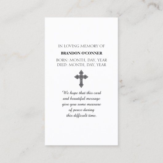 Vivid Sunset Purple Oange Yellow Blue Sympathy  名刺 (裏面)