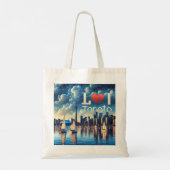 Vivid Toronto Lake Tote トートバッグ (裏面)