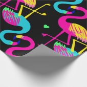 Vivid tropical, exotic hawaiian seamless pattern w ラッピングペーパー (角)