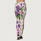 Vivid Violet Women's Leggings レギンス (裏面)