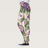 Vivid Violet Women's Leggings レギンス (左)