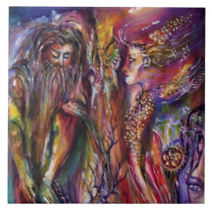 VIVIENとMERLIN ARTHURIANレジェンドウォーター色 タイル