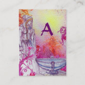 VIVIEN MONOGRAM紫ピンク白 名刺 (裏面)