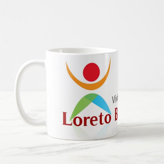 VivirのlaのMejor Vida en Loreto コーヒーマグカップ (左)
