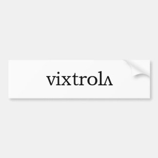 vixtrolaのステッカー バンパーステッカー