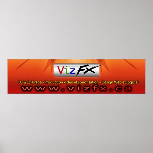 VizFXバナー ポスター (正面)