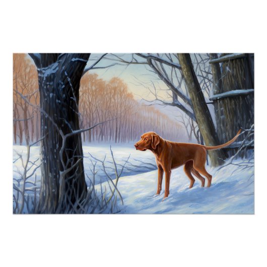 Vizla 雪が降るクリスマス ポスター (正面)