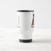 Vizslaのお母さんのタンブラー トラベルマグ (中央)