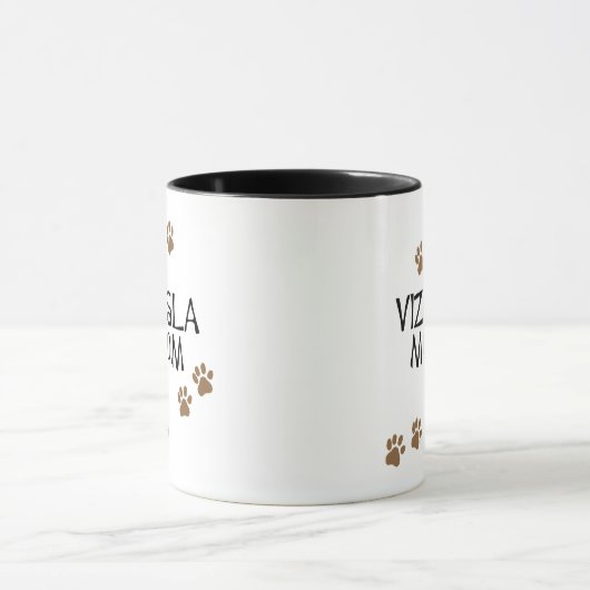Vizslaのお母さん マグカップ (中央)