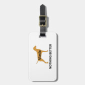 Vizslaの一流のサイロ色よりよく何も ラゲッジタグ (正面縦)