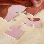 Vizslaの子犬のハンガリー人のポインター ジグソーパズル (側面)