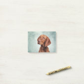 Vizslaの引くおもしろいなポインター ポストイット (デスク上)