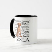 Vizslaの特性のマグ マグカップ (正面左)
