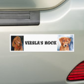 VIZSLAの石、バンパーステッカー バンパーステッカー (車上)