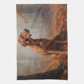 Vizslaの紅葉秋インスパイア キッチンタオル (縦)