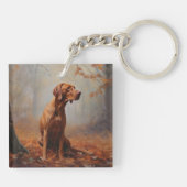 Vizslaの紅葉秋インスパイア キーホルダー (裏面)