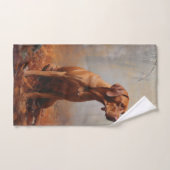 Vizslaの紅葉秋インスパイア バスタオルセット (ハンドタオル)