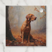 Vizslaの紅葉秋インスパイア フェイバータグ (裏面)