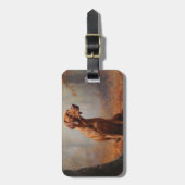 Vizslaの紅葉秋インスパイア ラゲッジタグ (正面縦)