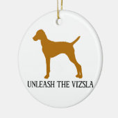 VIZSLAを自由にして下さい セラミックオーナメント (左)