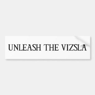 VIZSLAを自由にして下さい バンパーステッカー