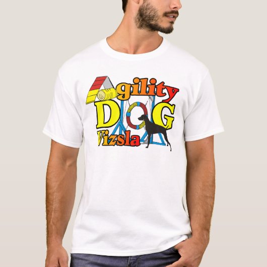 Vizslaアジリティ・シャツギフト Tシャツ (正面)