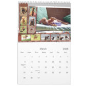 Vizslaカレン図解入りの、写真付きのダー カレンダー (3月 2026)