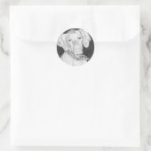 Vizslaスタンプ ラウンドシール (バッグ)