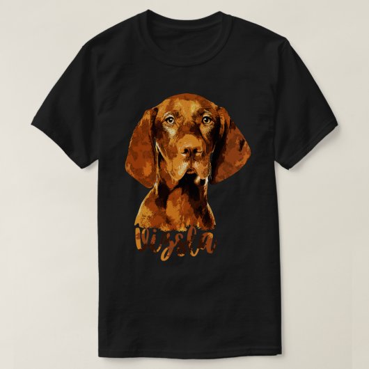 Vizslaハンガリーポインタ(1) Tシャツ (デザイン正面)