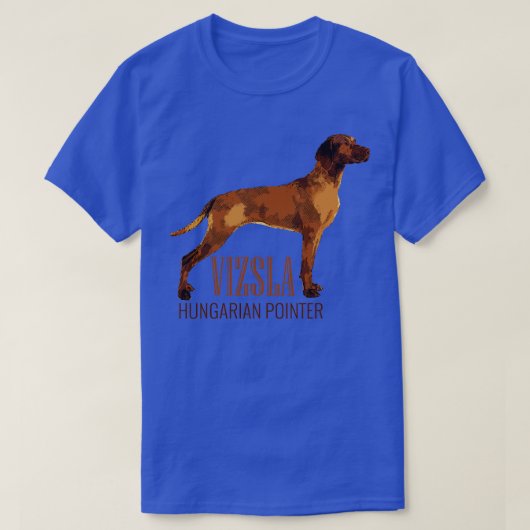 Vizslaハンガリーポインタ(3) Tシャツ (デザイン正面)