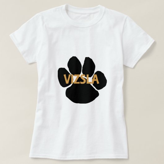 vizsla一流paw.png tシャツ (デザイン正面)