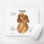 Vizsla履歴デザイン マウスパッド (マウス)