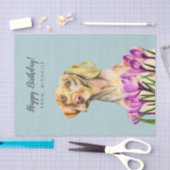 Vizsla犬の芸術|のハッピーバースデー 薄葉紙 (クラフト)