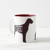 Vizsla BFFギフト ツートーンマグカップ (正面左)