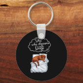 Vizsla Dog Nightgown Pajama  キーホルダー (正面)