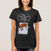 Vizsla Dog Nightgown Pajama Tシャツ (正面)