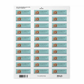Vizsla Dog Return Address Labels ラベル (フルシート)