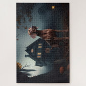 Vizsla Halloween Scary ジグソーパズル (縦)