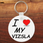 vizsla love.png キーホルダー (正面)