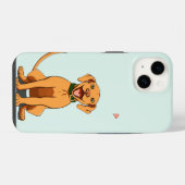 Vizsla Love Simplistic Phone Case iPhoneケース (裏面横)