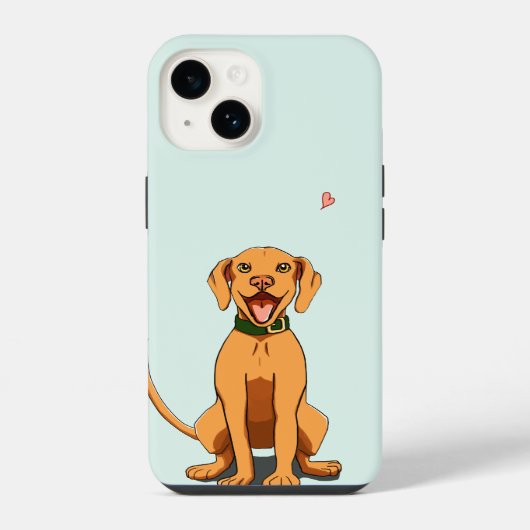 Vizsla Love Simplistic Phone Case iPhoneケース (裏面)