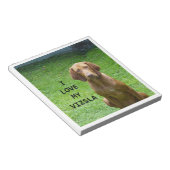 vizsla love w w pic ノートパッド (アングル)